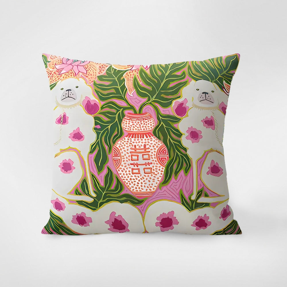 Aurela Zebra Tapestry Tassel Cushion Cover for Sofa