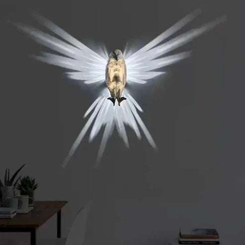 AstraLume Resin Eagle Lamp for Ambient Home Lighting
