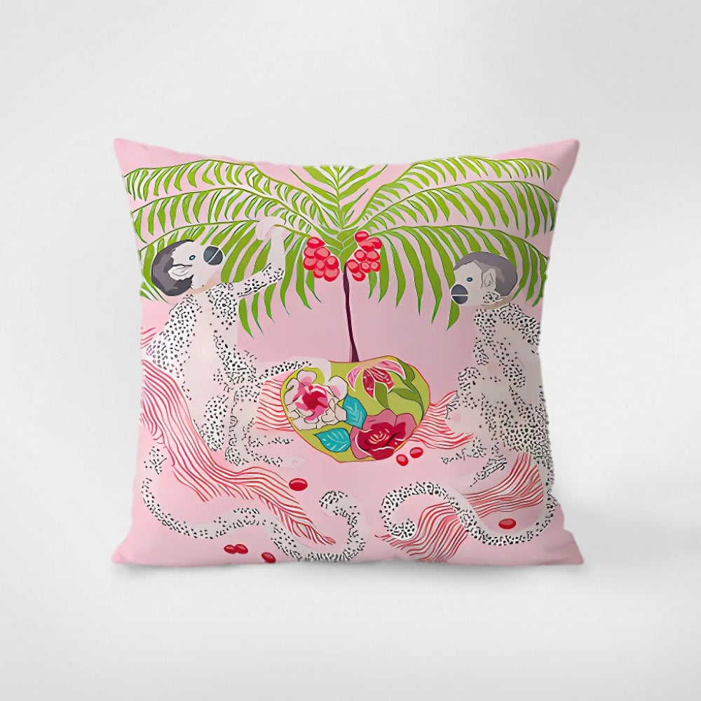 Aurela Zebra Tapestry Tassel Cushion Cover for Sofa