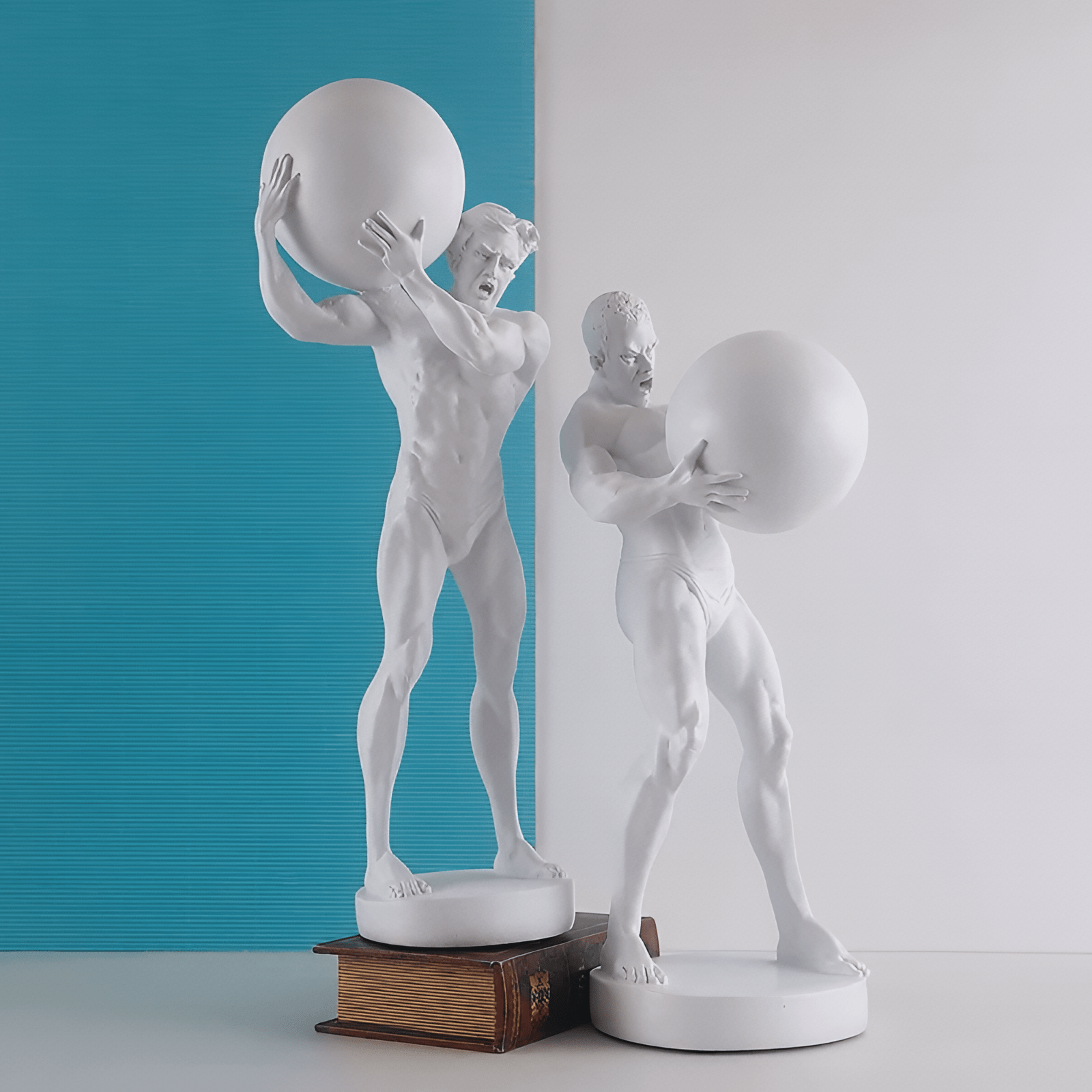 AstraForge Resin Statue | Atlas-Inspired Modern Decor
