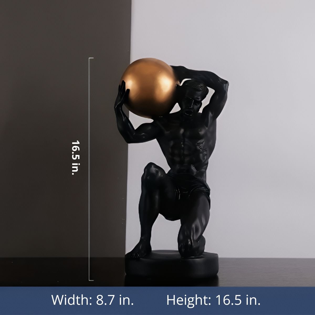 AstraForge Resin Statue | Atlas-Inspired Modern Decor