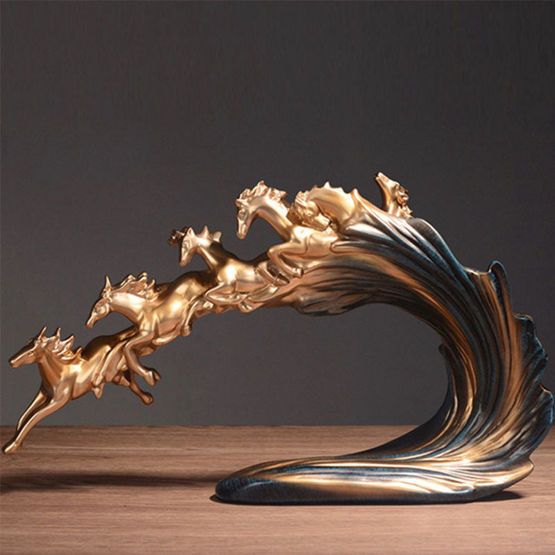 Avalora Galloping Horse Sculpture